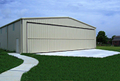 Custom airport hangars